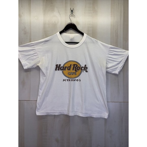 Vintage Hard Rock Cafe Mykonos Greece Mens T Shirt-8597 - Picture 1 of 11